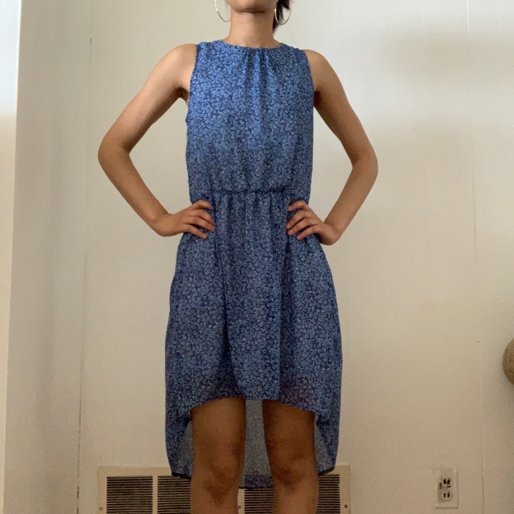 H&M Blue Floral Summer Dress